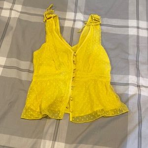 Abercrombie & Fitch Peplum Tank